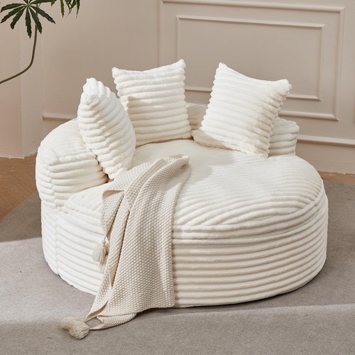 Oversized corduroy chaise - corduroy,
